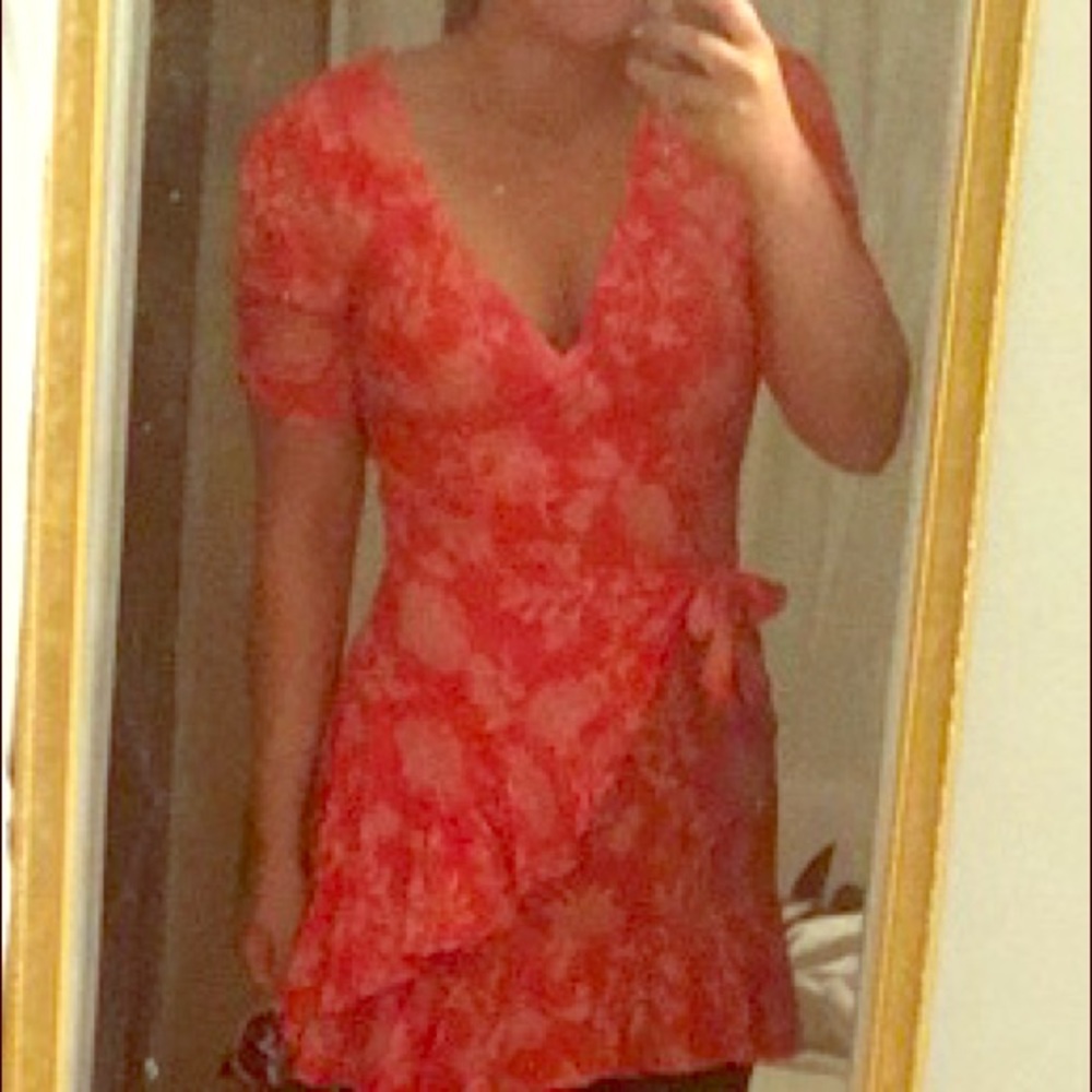 Saints and Secrets Mini Wrap Dress